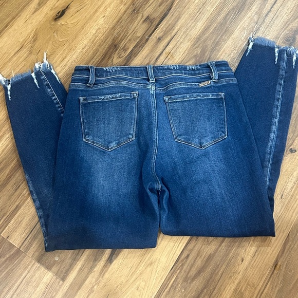 Kancan Dark Wash High Rise Skinny Jeans - Picture 6 of 8